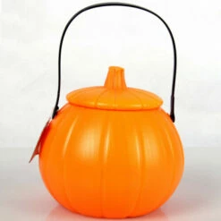 Halloween Plastic Pumpkin Lantern Light Candy Bag -Cosplay Cove Shop 12