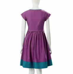 Stranger Things Nancy Wheeler Purple Dress Costume -Cosplay Cove Shop 12067 2