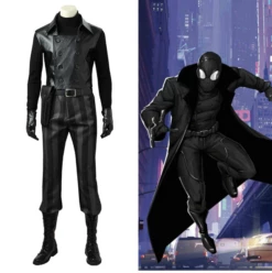 Spider-Man Noir Into The Spider-Verse Cosplay Costume -Cosplay Cove Shop 19683