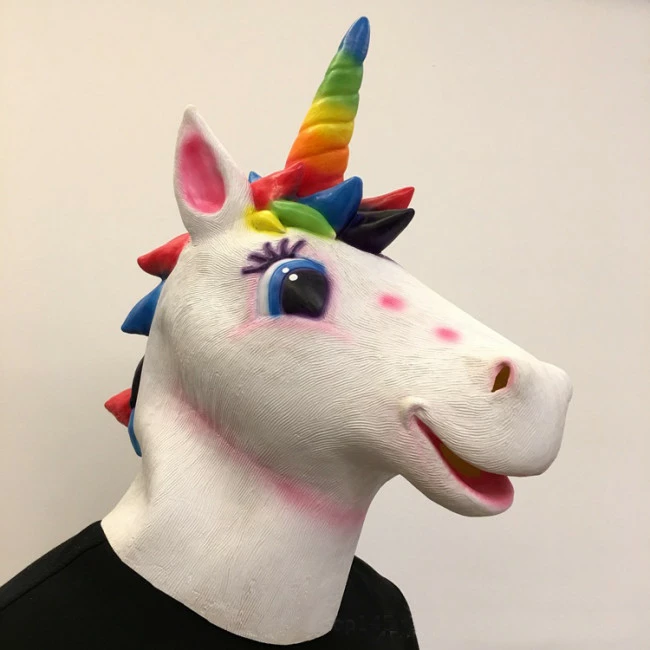 Rainbow Unicorn Mask 1 Rainbow Unicorn Mask