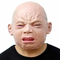 Crying Baby Mask Costume
