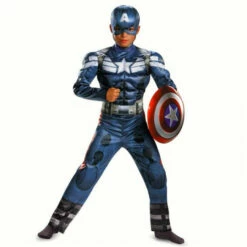 Avengers 2 Age Of Ultron Child's Deluxe Captain America Costume