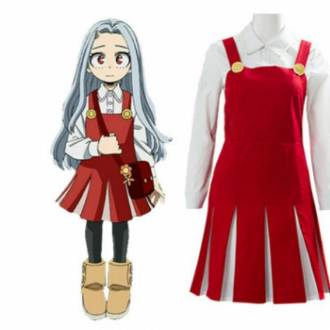 My Hero Academia Eri Red Dress Cosplay Costume 1 My Hero Academia Eri Red Dress Cosplay Costume