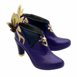 Genshin Impact Keqing Cosplay Shoes Boots -Cosplay Cove Shop 258093 1