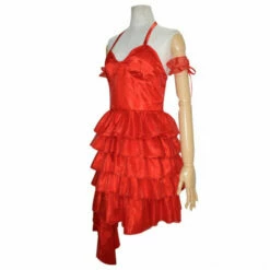 Suicide Squad 2 Harley Quinn Cosplay Costume Red Dress -Cosplay Cove Shop 5218626 1