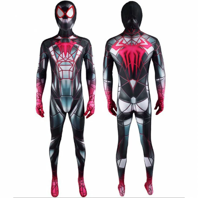 Spider-Man Miles Morales 2021 Programmable Matter Suit Cosplay Costume 2 Spider-Man Miles Morales 2021 Programmable Matter Suit Cosplay Costume - Image 2