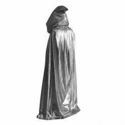 Halloween Elegant Fancy Dress Cloak Costume Size 170cm -Cosplay Cove Shop cloak silver