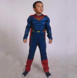 Deluxe Boys Muscle Superman Costume