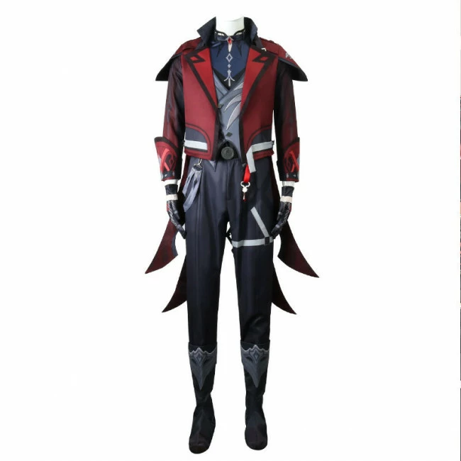 Diluc Red Dead Of Night Skin From Genshin Impact Cosplay Costume 1 Diluc Red Dead Of Night Skin From Genshin Impact Cosplay Costume