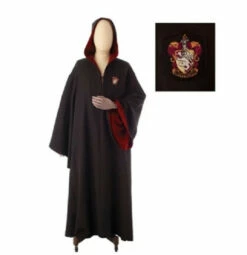 Harry Potter Robe Official Wizard Robe Cloak - Gryffindor -Cosplay Cove Shop hlw harryprobe red
