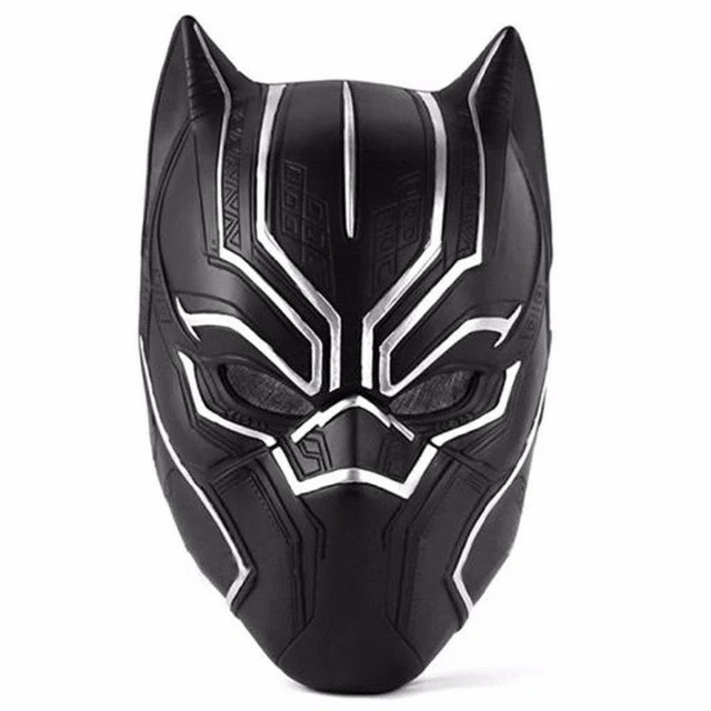 Black Panther Mask Helmet PVC Costume 1 Black Panther Mask Helmet PVC Costume