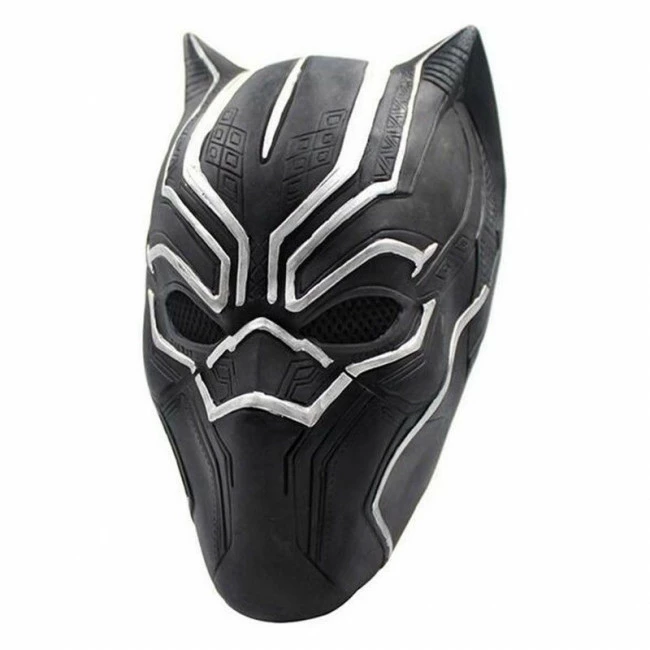 Black Panther Mask Helmet PVC Costume 2 Black Panther Mask Helmet PVC Costume - Image 2