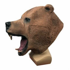 Brown Bear Mask Cosplay Costume 6 Brown Bear Mask Cosplay Costume -Cosplay Cove Shop hlw mask brownbear 2
