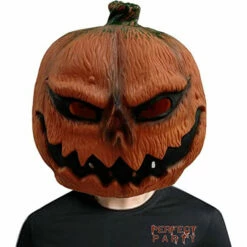 Front Page 30 Evil Pumpkin Mask Costume