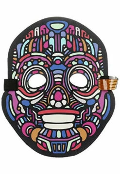 Outline Y Robot LED Mask