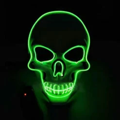 Skull LED Costume Cosplay Party Mask -Cosplay Cove Shop hlw mask skull led 2