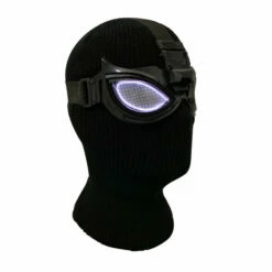 Spider-Man Stealth Mask With LED Glowing Eyes -Cosplay Cove Shop hlw mask spiderstealthled 2