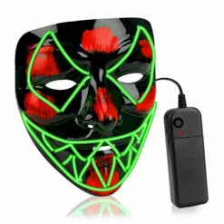 Vampire Face LED Costume Cosplay Party Mask -Cosplay Cove Shop hlw mask vampire led 3