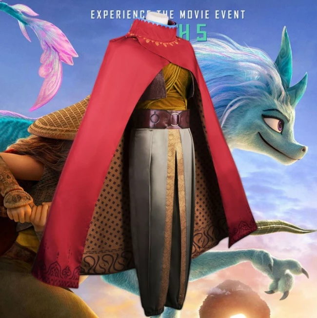 Women's Raya And The Last Dragon Deluxe Cosplay Costume 3 Women's Raya And The Last Dragon Deluxe Cosplay Costume - Image 3