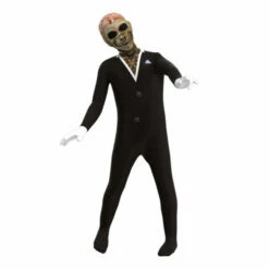 Skeleton Suit With Skull Mask Cosplay Costume -Cosplay Cove Shop hlw skeletonsuit 1