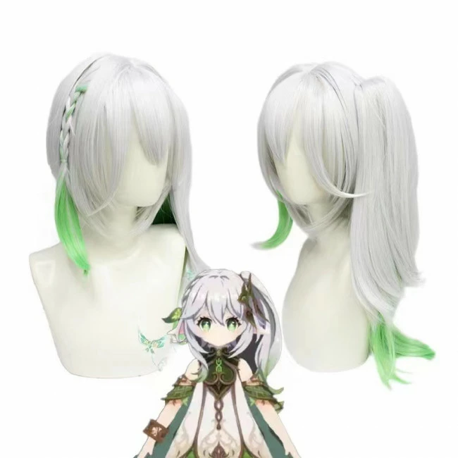 Nahida Genshin Impact Cosplay Wig 1 Nahida Genshin Impact Cosplay Wig