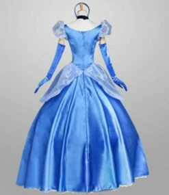 Disney Cinderella Princess Cosplay Outfit For Children And Adults Halloween Costume -Cosplay Cove Shop image hlw cinderellacostume 3