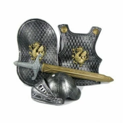 Halloween Kids Dragon Knight Costume Sword, Helmet, Shield, Breastplate -Cosplay Cove Shop knight dragon black