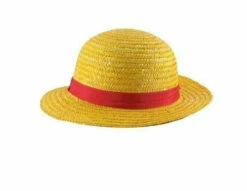 One Piece Luffy Straw Hat Cap Costume