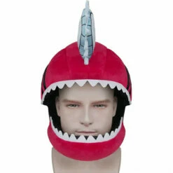 Denji Chainsaw Head Cover Plush Cosplay Costume Prop From Chainsaw Man